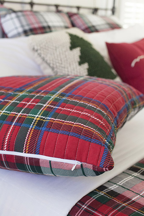 Bee and Willow Plaid Tartan Christmas Bedding Comforter - The Lettered  Cottage